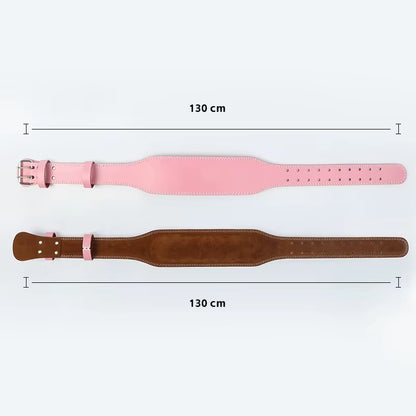 Weight Lifting Belt for Women 10.5Cm Width Gym Fitness Squats Belt Back Support Powerlifting, Cross Training, Workout Belt Pink