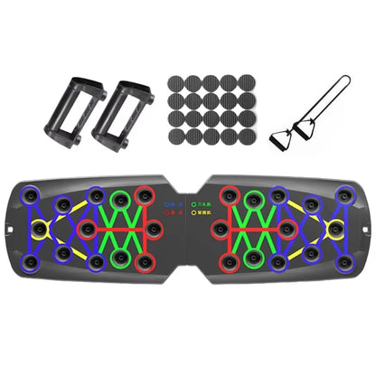 Multifunctional Push up Boards Press up Board Equipment Pushup Stands Push up Boards Exercise Board with Resistance Band